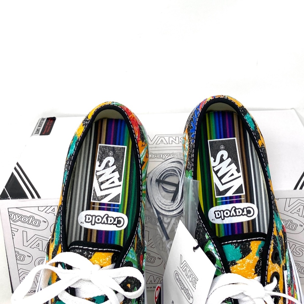VANS Authentic Crayola Van Doren Men’s Low Top Canvas Sneakers Size VN0A5KRDARF - Picture 7 of 12